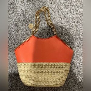 Stella McCartney Falabella Raffia Medium Tote